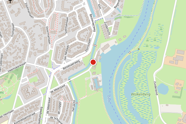 Brandweer-melding op August Janssenweg, Baarn op 28 juni, kaart-overzicht
