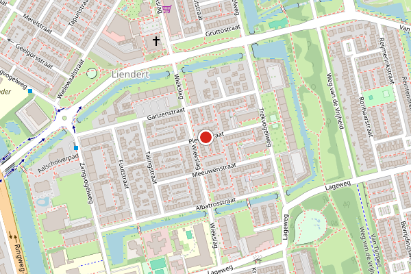 Brandweer-melding op Plevierstraat, Amersfoort op 29 juni, kaart-overzicht
