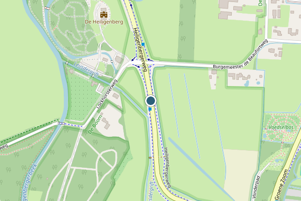 Politie-melding op Heiligenbergerweg, Leusden op 3 juli, kaart-overzicht
