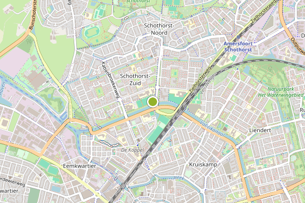 Ambulance-melding op Amersfoort op 8 juli, kaart-overzicht