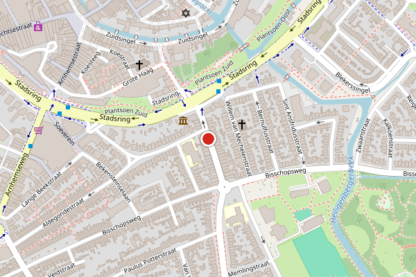 Brandweer-melding op Hendrik van Viandenstraat, Amersfoort op 9 juli, kaart-overzicht