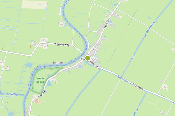Ambulance-melding op Eemdijk op 11 juli, kaart-overzicht