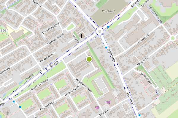 Ambulance-melding op Kamperfoeliestraat, Soest op 9 mei, kaart-overzicht
