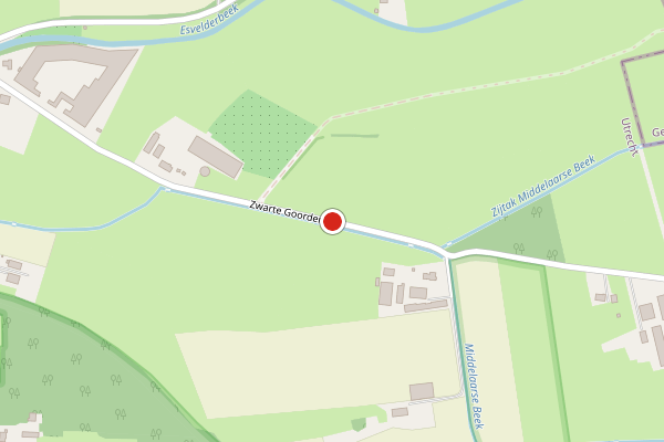 Brandweer-melding op Zwarte Goorderweg, Stoutenburg-Noord op 14 juli, kaart-overzicht