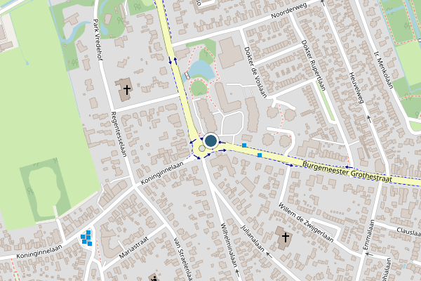 Politie-melding op Nieuwerhoekplein, Soest op 21 juli, kaart-overzicht