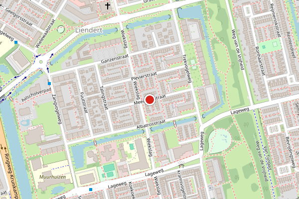 Brandweer-melding op Meeuwenstraat, Amersfoort op 22 juli, kaart-overzicht