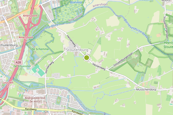 Ambulance-melding op Stoutenburg op 27 juli, kaart-overzicht