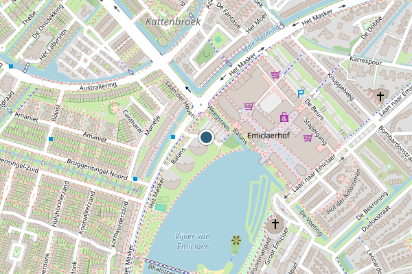 Politie-melding op Het Masker, Amersfoort op 17 mei, kaart-overzicht