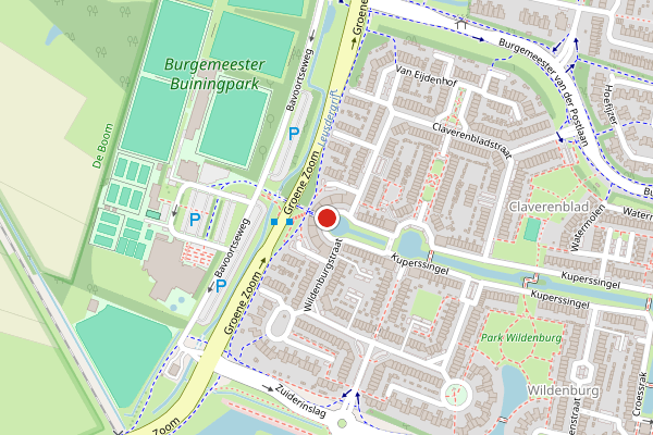 Brandweer-melding op Vrijhoef, Leusden op 16 mei, kaart-overzicht