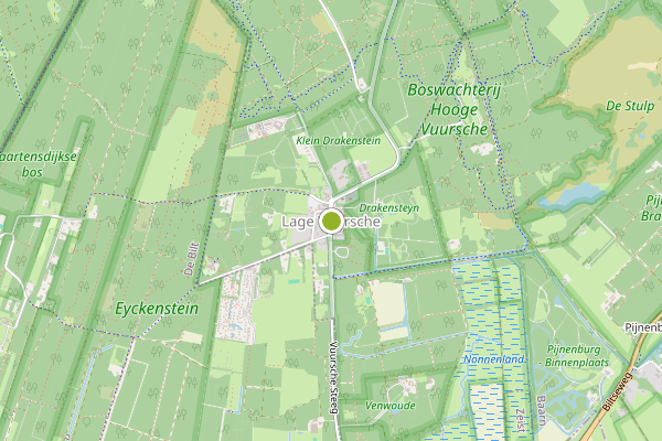 Ambulance-melding op Lage Vuursche op 14 mei, kaart-overzicht