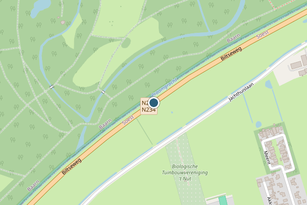 Politie-melding op Soest op 7 april, kaart-overzicht