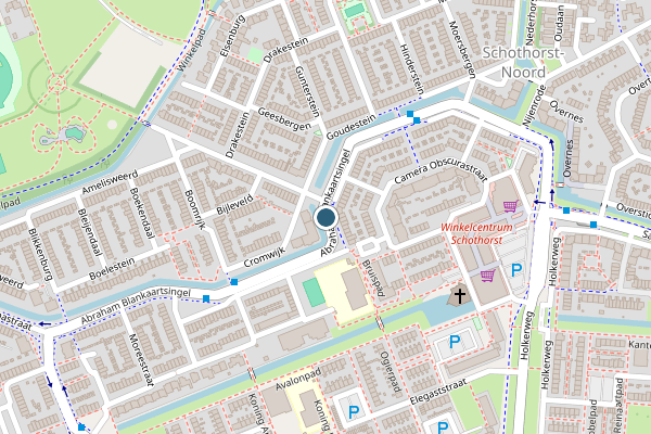 Politie-melding op Abraham Blankaartsingel, Amersfoort op 2 augustus, kaart-overzicht