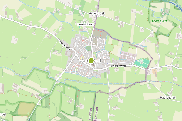 Ambulance-melding op Achterveld op 20 mei, kaart-overzicht