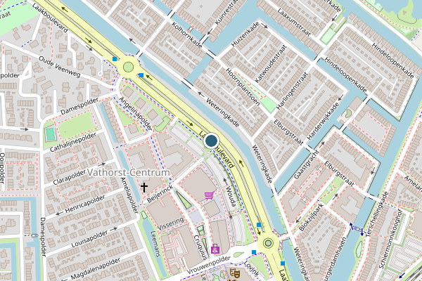 Politie-melding op Laakboulevard, Amersfoort op 20 mei, kaart-overzicht