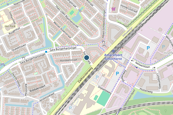 Politie-melding op Sonnetweg, Amersfoort op 5 augustus, kaart-overzicht