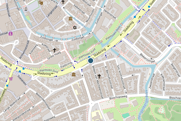 Politie-melding op Stadsring, Amersfoort op 29 mei, kaart-overzicht