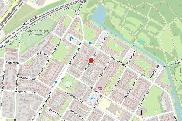 Brandweer-melding op Kemphaanpad, Amersfoort op 30 mei, kaart-overzicht