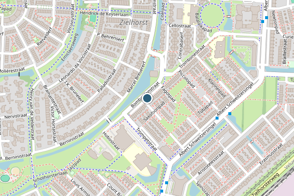 Politie-melding op Bombardonstraat, Amersfoort op 3 juni, kaart-overzicht