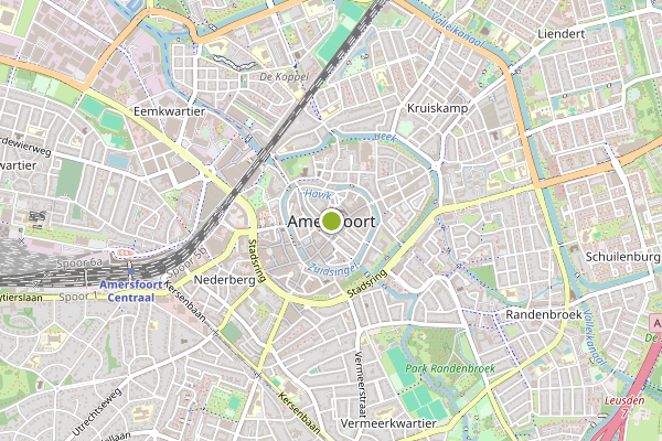 Ambulance-melding op Amersfoort op 4 juni, kaart-overzicht