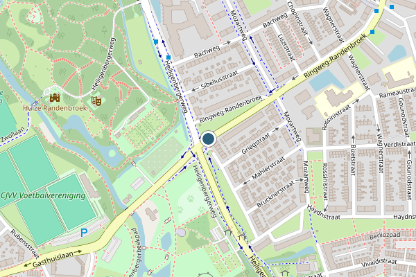 Politie-melding op Ringweg-Randenbroek, Amersfoort op 4 juni, kaart-overzicht
