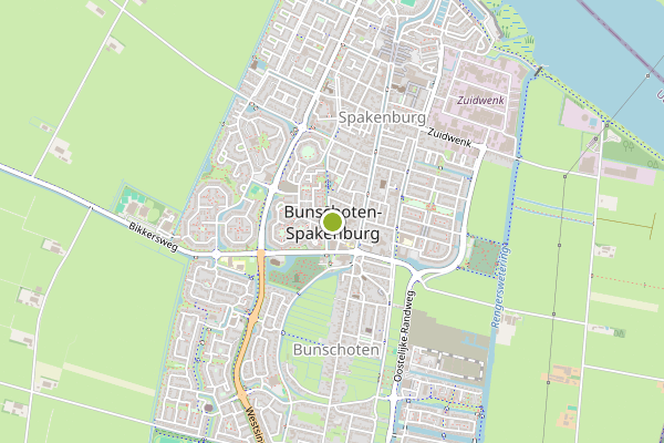 Ambulance-melding op Bunschoten-Spakenburg op 5 juni, kaart-overzicht