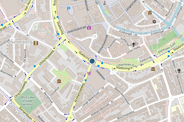 Politie-melding op Arnhemsestraat, Amersfoort op 6 juni, kaart-overzicht