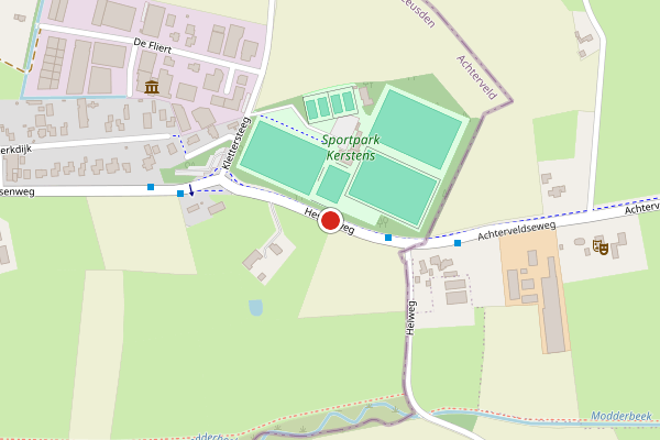 Brandweer-melding op Hessenweg, Achterveld op 10 juni, kaart-overzicht