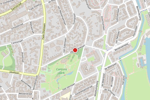 Brandweer-melding op Heemskerklaan, Baarn op 12 juni, kaart-overzicht