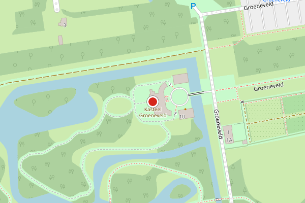 Brandweer-melding op Groeneveld, Baarn op 13 juni, kaart-overzicht