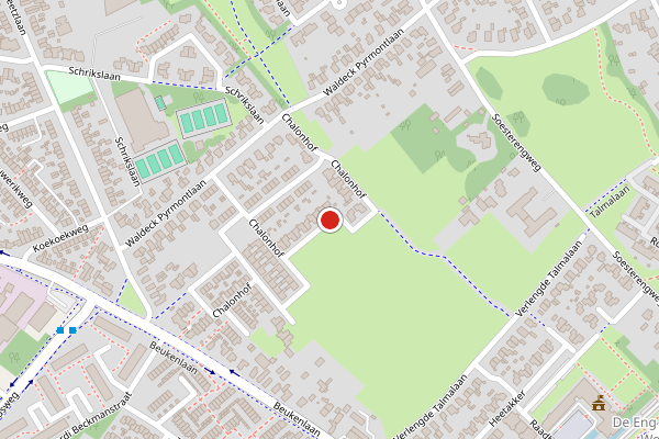 Brandweer-melding op Chalonhof, Soest op 16 juni, kaart-overzicht