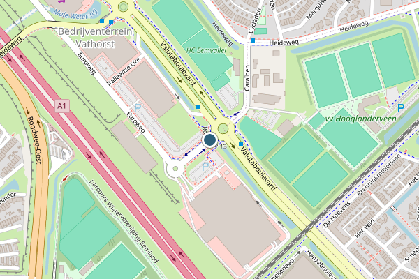 Politie-melding op Oostenrijkse Schilling, Amersfoort op 17 juni, kaart-overzicht