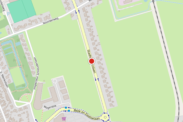 Brandweer-melding op Stadhouderslaan, Soest op 20 juni, kaart-overzicht