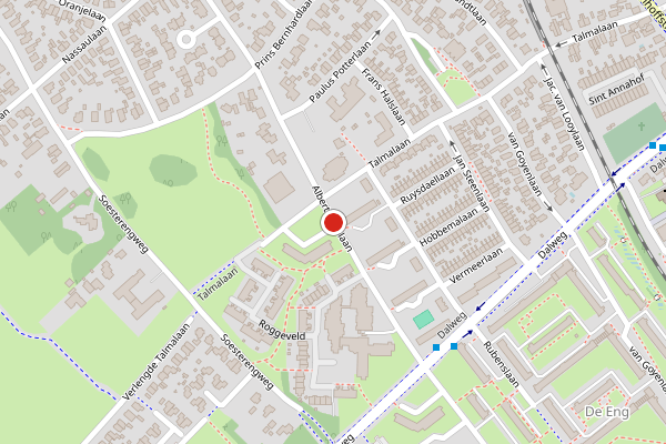 Brandweer-melding op Albert Cuyplaan, Soest op 19 juni, kaart-overzicht