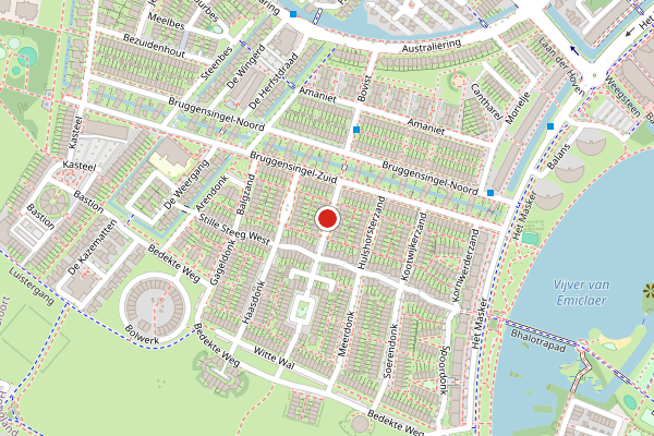 Brandweer-melding op Harskamperzand, Amersfoort op 20 juni, kaart-overzicht