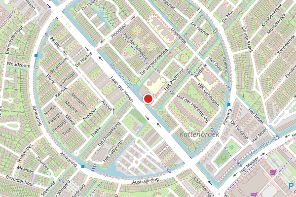 Brandweer-melding op Het Avontuur, Amersfoort op 22 juni, kaart-overzicht