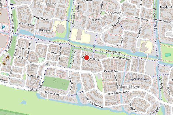 Brandweer-melding op Agnietenhove, Leusden op 24 juni, kaart-overzicht