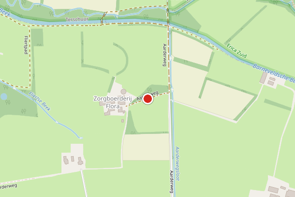 Brandweer-melding op Aarderweg, Achterveld op 25 juni, kaart-overzicht