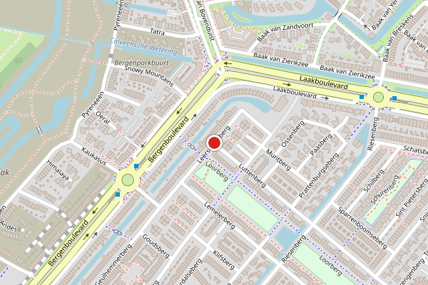 Brandweer-melding op Leersumseberg, Amersfoort op 27 juni, kaart-overzicht