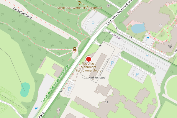 Brandweer-melding op Buurtweg, Amersfoort op 3 mei, kaart-overzicht