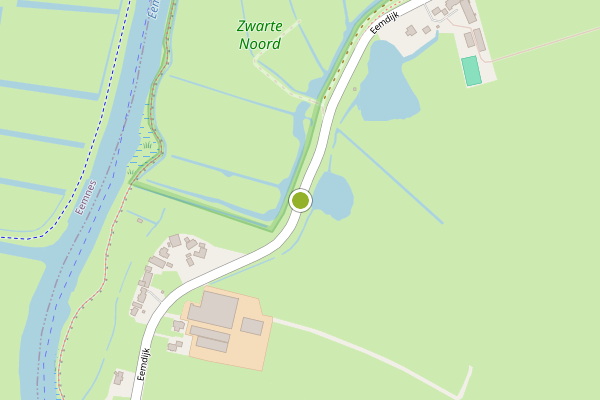 Ambulance-melding op Eemdijk op 1 mei, kaart-overzicht